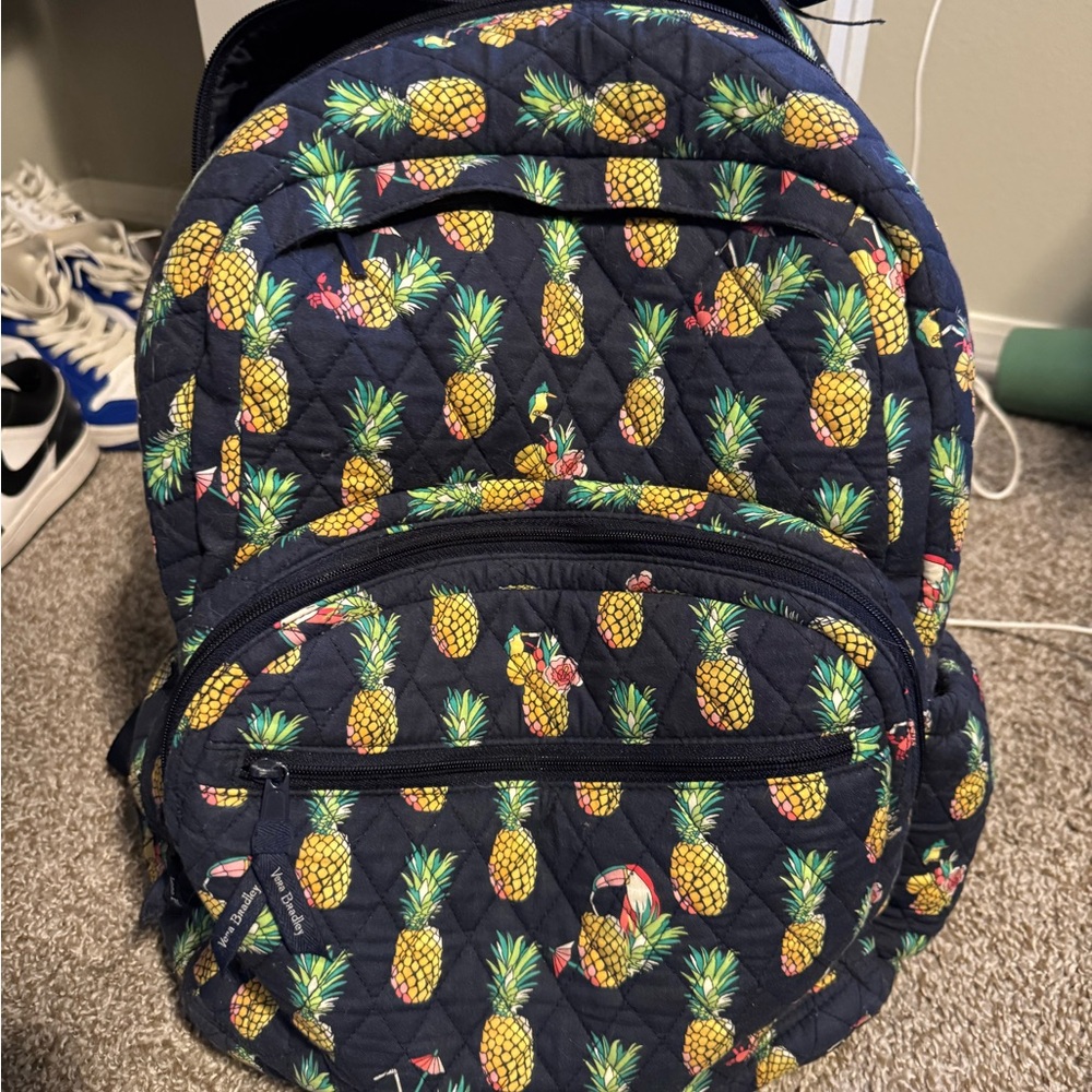 Pineapple Print Backpack